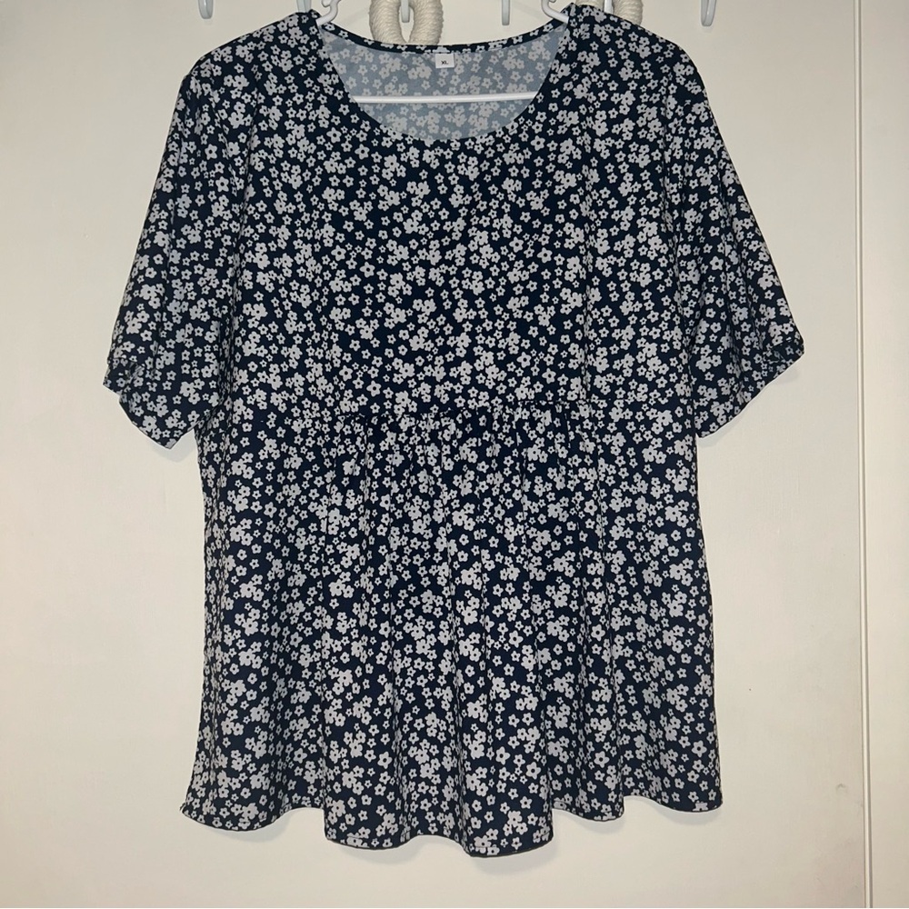 Floral Print Women's Top